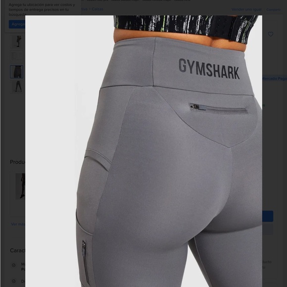Gym-shark “Kalyan”   Gray High-Waisted Leggings S - Picture 15 of 15